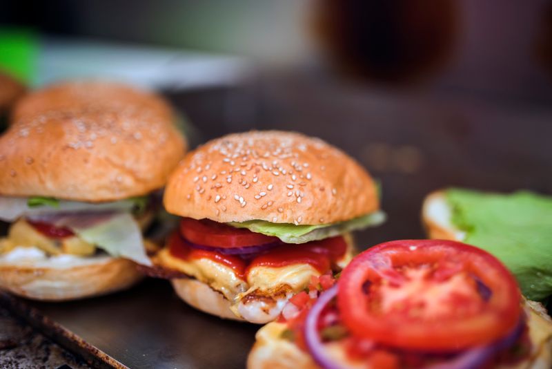 Lezzetli Hamburger Standı