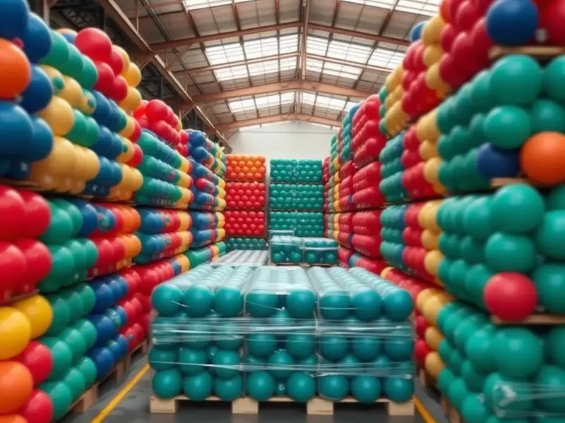 Vibrant Balloon Walls